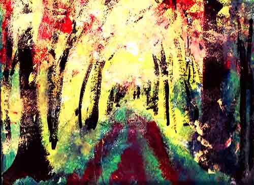 forest painting