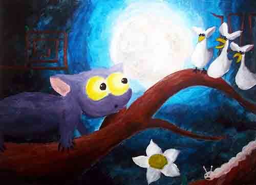 moon painting