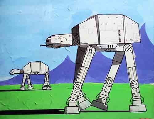 star wars painting