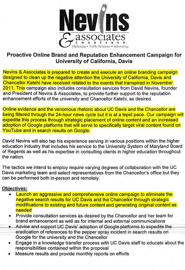 UC Davis contract with Nevins and Associates - page 7