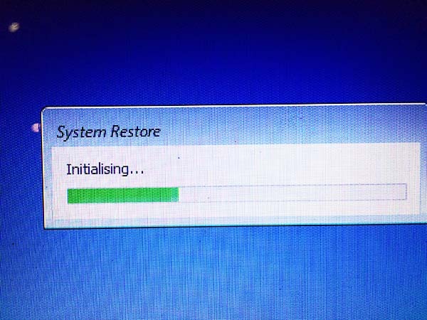 system restore