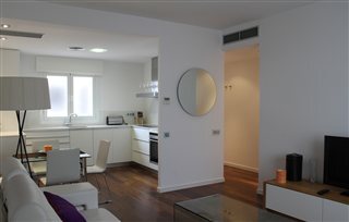 living room and Kitchen