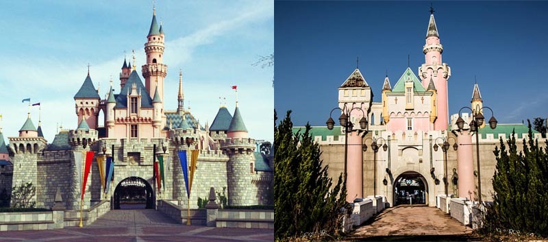 disneyland and nara castles