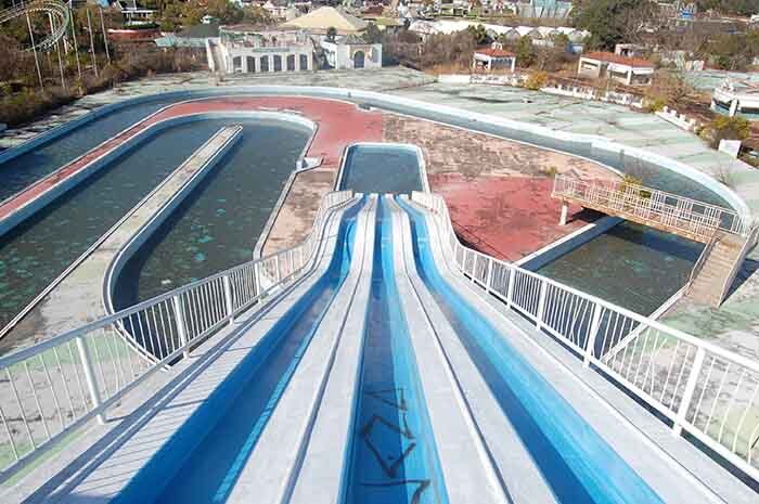 water slide