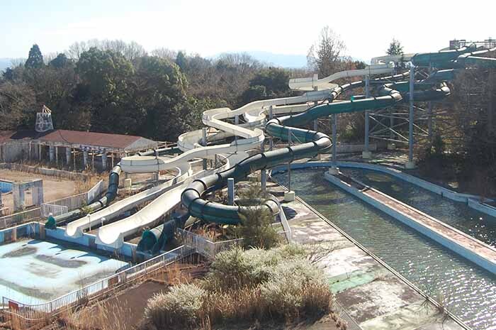 water slides