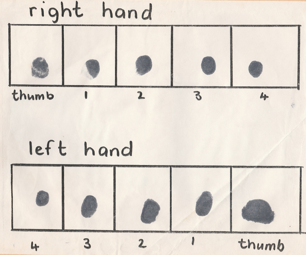 nursery book paul fingerprints