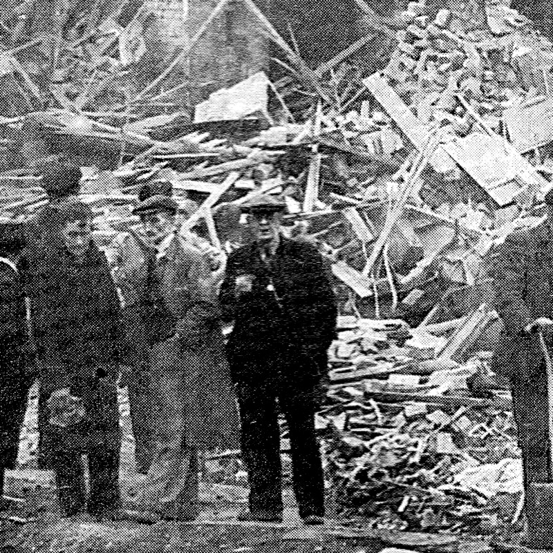 air raid damage at Queens Road Aston on November 21 4